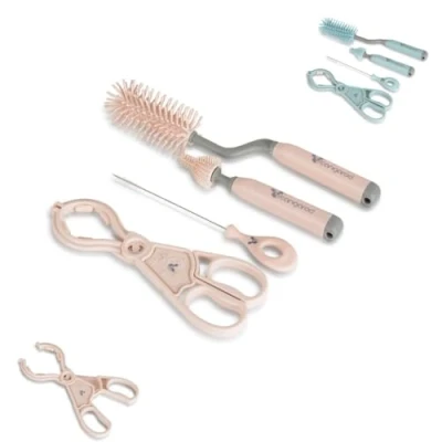 Afbeelding van Cangaroo Pink 4 delige Flessenborstel Set 110211