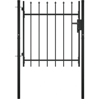 Afbeelding van VidaXL Hekpoort met speerpunten 100x75 cm