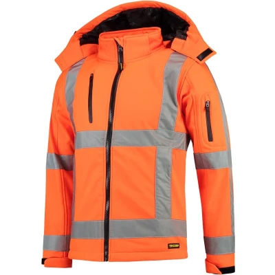 Afbeelding van Tricorp Hi Vis Softshell Jas RWS 403003 Oranje Maat M