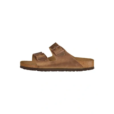Afbeelding van Birkenstock Pantoletten Arizona Narrow FIT Muiltjes, Dames, Maat: 44, Brown Leer