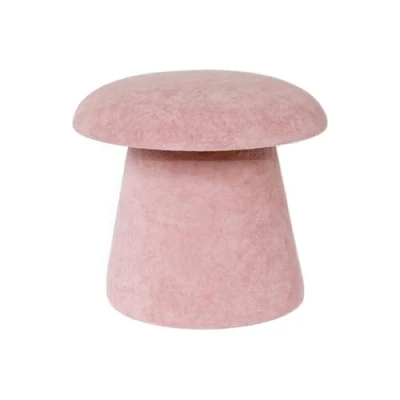 Afbeelding van Leitmotiv Poef Mushroom Roze 39.5x39.5x37cm Scandinavisch