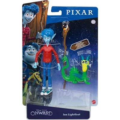 Image de DISNEY PIXAR En Avant Skinny avec baton et Pup 17 cm GMM15 Figurine a collectionner 3 ans +