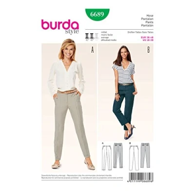 Afbeelding van Burda Naaipatroon 6689 Broek in variaties