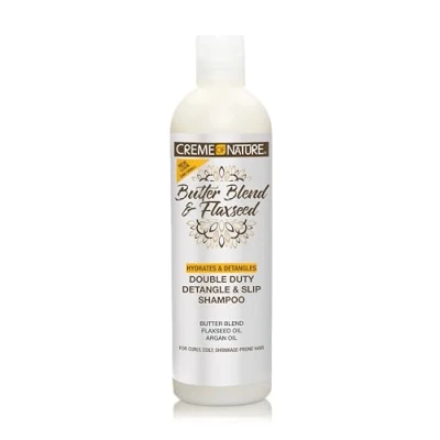 Afbeelding van creme of nature butter blend &amp; flaxseed shampoo