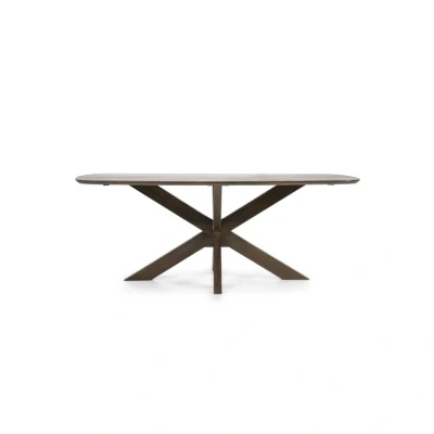 Afbeelding van Eleonora Eettafel Nikki 200x100 Bruin 76,00cm x 100,00cm 200,00cm
