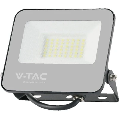 Afbeelding van V TAC VT 44031 LED Schijnwerpers 160lm Slimline Serie IP65 Zwarte behuizing 30 Watt 4800 Lumen 4000K 5
