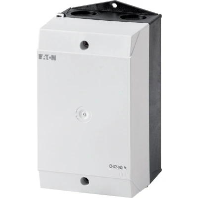 Afbeelding van Eaton CI K2 100 M Lege behuizing Voor montageplaat (l x b h) 160 mm Grijs wit (RAL 7035), Zwart 9005) 1 stuk(s)