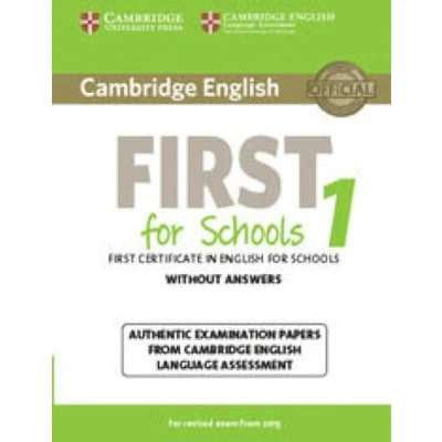 Afbeelding van Cambridge English First for Schools 3 Student&#039;s Book without Answers