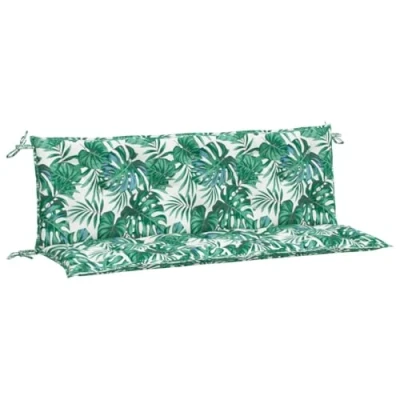 Afbeelding van Tuinbankkussens 2 st 150x50x7 cm oxford stof bladpatroon