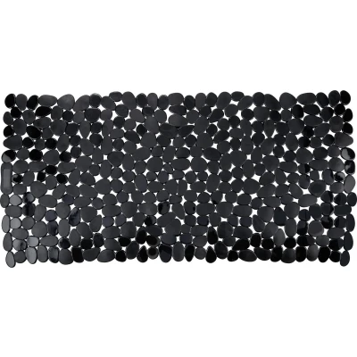 Afbeelding van WENKO Anti slip Badmat Paradise 71x36cm zwart Antislipmat