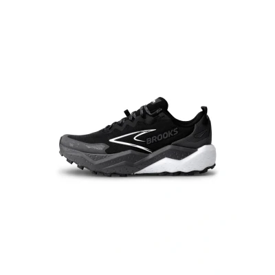 Afbeelding van Brooks Caldera 8 Trail hardloopschoenen, Heren, Maat: 42.5, Black blackened pearl white Textiel