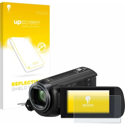 Afbeelding van upscreen Screenprotector voor Panasonic HC V380 Folie Beschermfolie anti glare matte