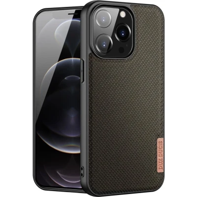 Afbeelding van Dux Ducis Hoesje geschikt voor iPhone 13 Pro Fino Series Back Cover Groen