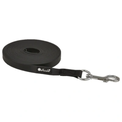 Afbeelding van Petlando Tracking Sleeplijn Zwart Hondenriem 1000x2.0 cm 10 Meter