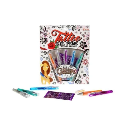 Afbeelding van Toi toys Tattoo Gelpennen 5 delig
