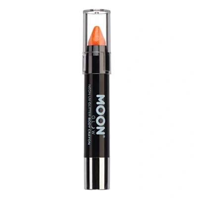 Afbeelding van Moon Glow Neon UV Glitter/Body Paint Stick voor gezicht en lichaam make up oranje