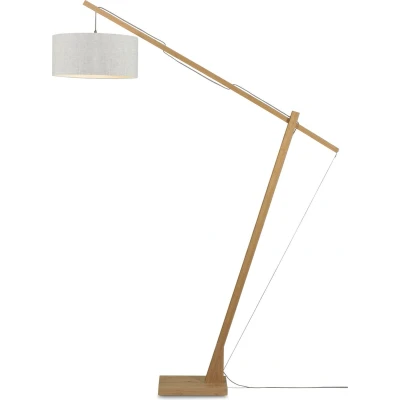 Afbeelding van GOOD&amp;MOJO Vloerlamp Montblanc Bamboe/Naturel 175x47x207cm Bruin