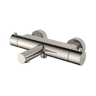 Afbeelding van Wiesbaden Style thermostatische badmengkraan cooltouch geborsteld staal