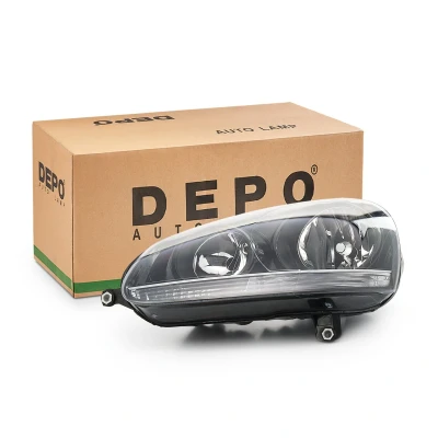Afbeelding van DIEDERICHS HD Tuning 2214383 Koplampen Links H7/H7 Zwart Met regelmotor voor LWR VOLKSWAGEN: Golf 5