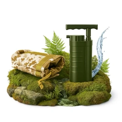 Afbeelding van Liebdy® Aqua Pury Porti, het krachtigste draagbare waterfilter voor drinkwaterbehandeling buiten, overleving, crisispreventie en kamperen