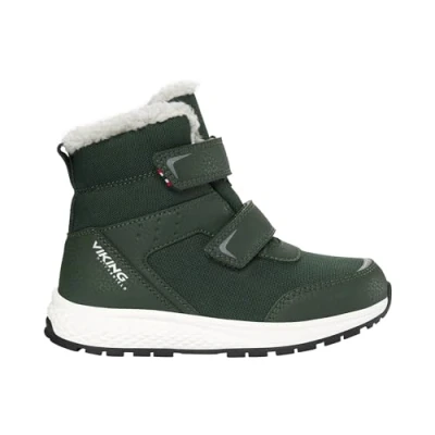 Afbeelding van Viking Equip WARM WP Unisex Snowboots voor kinderen, Maat: 30, Pine/black Imitatieleer/ textiel