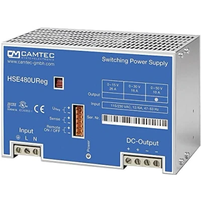 Afbeelding van Camtec HSEUreg04801.50T Labvoeding, regelbaar 0 50 V/DC 10 A 480 W Aantal uitgangen: 1 x