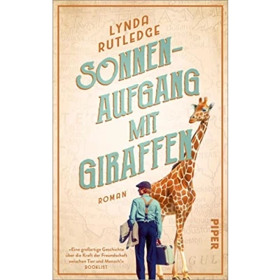 Afbeelding van Sonnenaufgang mit Giraffen
