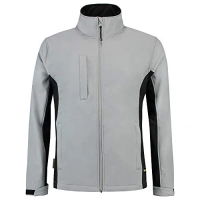 Afbeelding van Tricorp Softshell Jack Bi Color Grijs/Zwart Maat 4XL