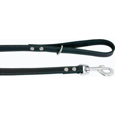 Afbeelding van Jack &amp; Vanilla Vetleder Lange Lijn Zwart 16mm 150cm