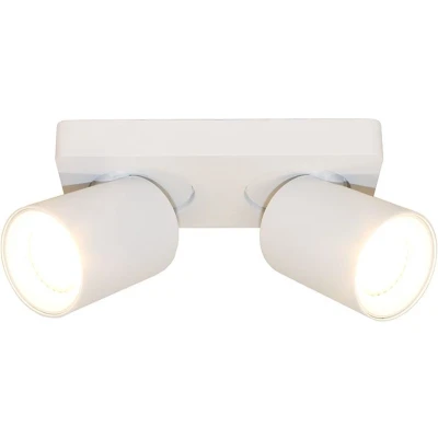 Afbeelding van Megano Opbouwspot 2 lichts wit / zwart Modern Artdelight