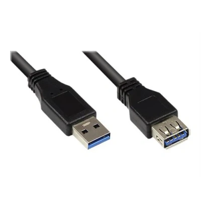 Image de Good Connections Rallonge de câble USB type A (F) pour (M) 3.0 3 m noir