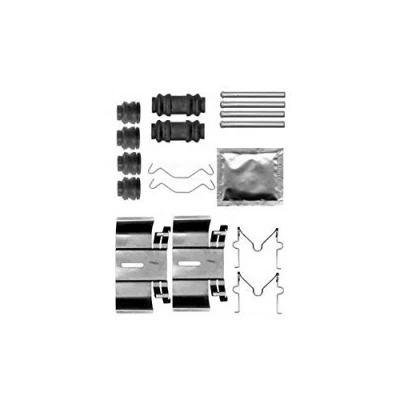Afbeelding van DELPHI LX0563 Accessoireset, schijfremblok TOYOTA: RAV4 II Off Road