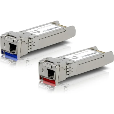 Afbeelding van Ubiquiti UF SM 10G S UFiber SFP + module Bidirectionele single mode transceiver 2 eenheden