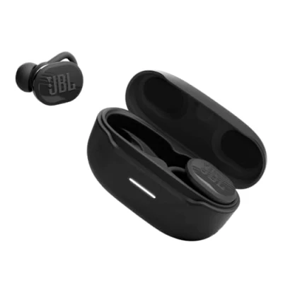 Image de JBL Endurance Race 2, Écouteurs Bluetooth sans fil, autonomie de 48 heures, étanche à l&#039;eau et la poussière IP68, réduction du bruit, son Pure Bass, technologie Smart Ambient, mode sport, noir