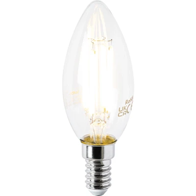 Afbeelding van LUEDD E14 LED lamp B35 helder 2,2W 470 lm 2700K