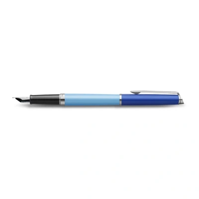 Afbeelding van Waterman Hémisphère Colour Blocking Vulpen, Fijne Punt, Blue Ct Vulpen
