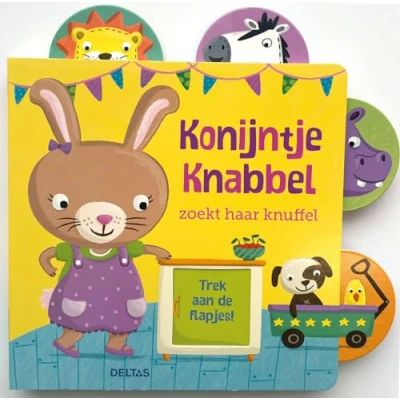 Afbeelding van Konijntje Knabbel zoekt haar knuffel