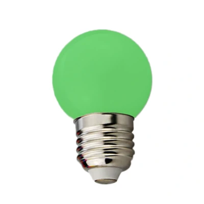 Afbeelding van E27 LED Lamp G45 1.5W Groen
