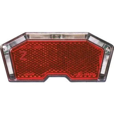 Afbeelding van Simson Batterij Bagagedrager Achterlicht Tunnel 3 LED, auto/on/off