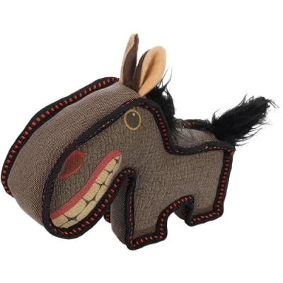 Afbeelding van Flamingo Dunko Speelgoed Honden Hs Ezel Bruin 8x27x20cm 1st 138336