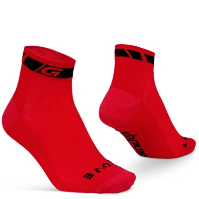 Afbeelding van GripGrab Classic Low Cut Zomer Fietssokken 1 Paar Korte Coolmax Sokken Rood Unisex Maat XS (35 38)