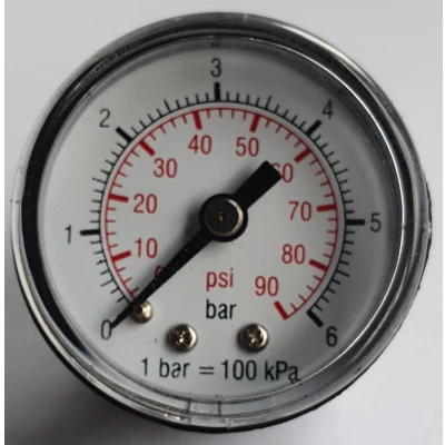 Afbeelding van MANOMETER 1/8&quot; A.A. Ø 40 MM 0 6 BAR