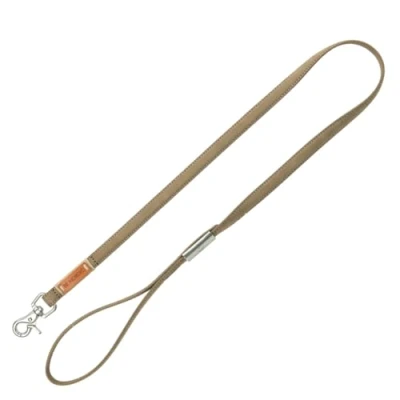 Afbeelding van Trixie Hondenriem Be Nordic Leer Zand Beige 120X1,5 CM