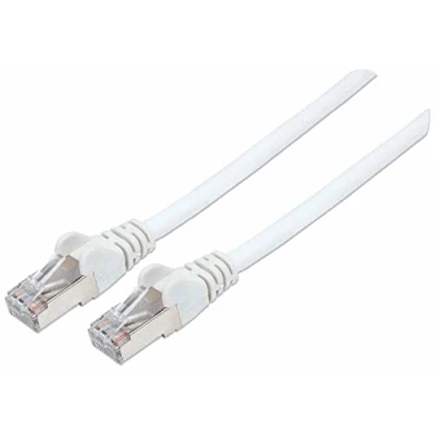 Afbeelding van Intellinet 741422 RJ45 Netwerkkabel, patchkabel CAT 6a (losse kabel 7) S/FTP 20.00 m Wit Halogeenvrij 1 stuk(s)