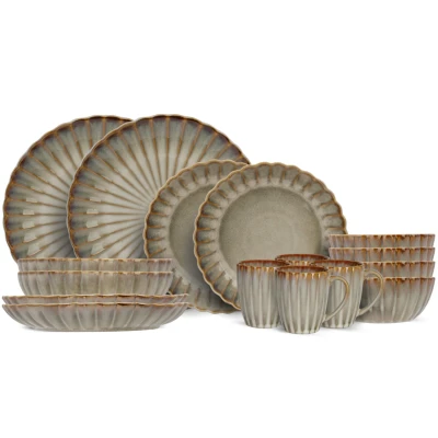 Afbeelding van Cosy &amp; Trendy Serviesset Astera Pearl 16 delig