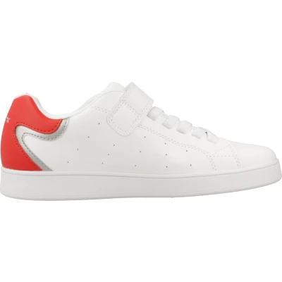 Afbeelding van Geox J Eclyper Boy A Sneakers voor jongens, Wit Rood