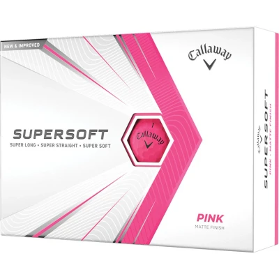 Afbeelding van Callaway SuperSoft 2021 Golfballen Roze 12 Stuks