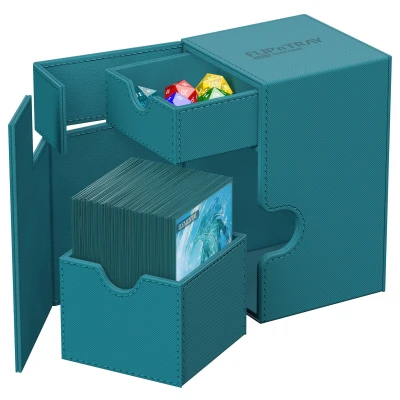 Afbeelding van Ultimate Guard Flip&#039;n&#039;Tray 100+ Xenoskin Petrol Card Boxes
