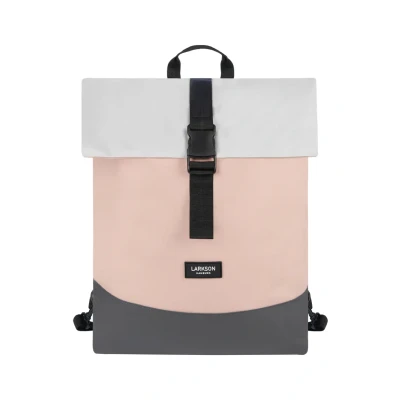 Afbeelding van Larkson Fahrradtasche Tammo BIKE 2IN1 Rugzak, Maat: One Size, Rosa grau