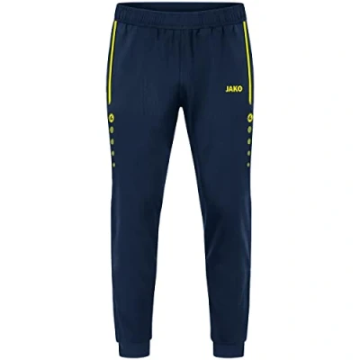 Afbeelding van Polyesterbroek Allround Marine/ fluogeel / M